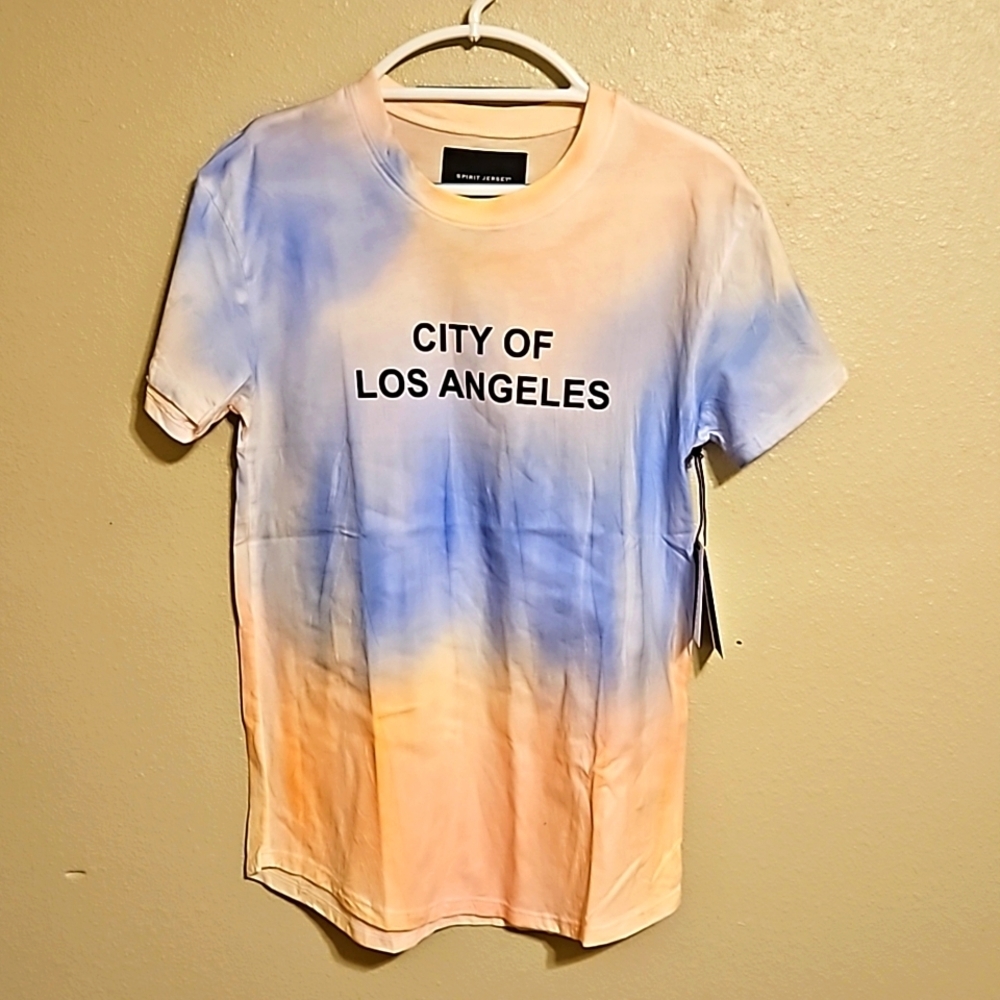 Spirit Jersey Los Angeles T Shirt NWT Tie Dye Sz M